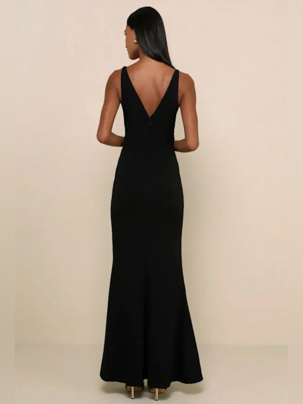 Lulus Melora Black Sleeveless Maxi Dress S - Picture 2 of 5